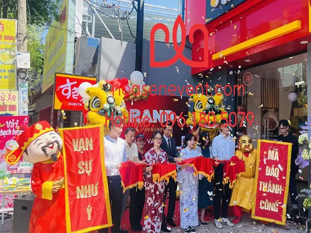 Tổ Chức Khai Trương Trọn Gói Tại Bình Dương - Chất Lượng - Giá Tốt
