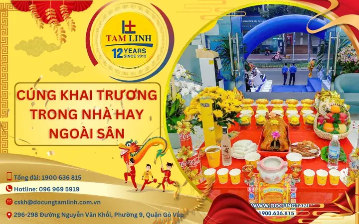 Cúng Khai Trương Nên Đặt Bàn Thờ Ở Đâu? Hướng Dẫn Chi Tiết Vị Trí Tâm Linh Cho Người Mới Kinh Doanh