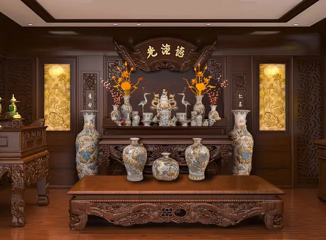 Nơi Mua Đồ Thờ Bát Tràng Uy Tín & Nhận Biết Các Dòng Men Sứ Cho Đồ Thờ