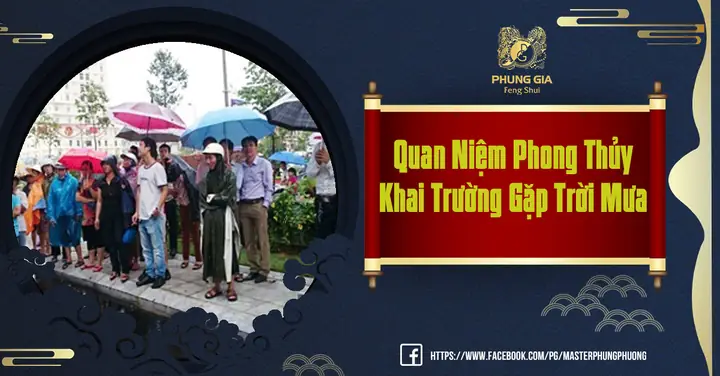 Quan Niệm Phong Thủy Khai Trương Gặp Trời Mưa
