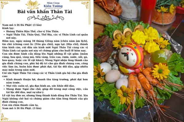 Văn Khấn Ngày Vía Thần Tài Công Ty, Cửa Hàng Chuẩn Nhất 2025