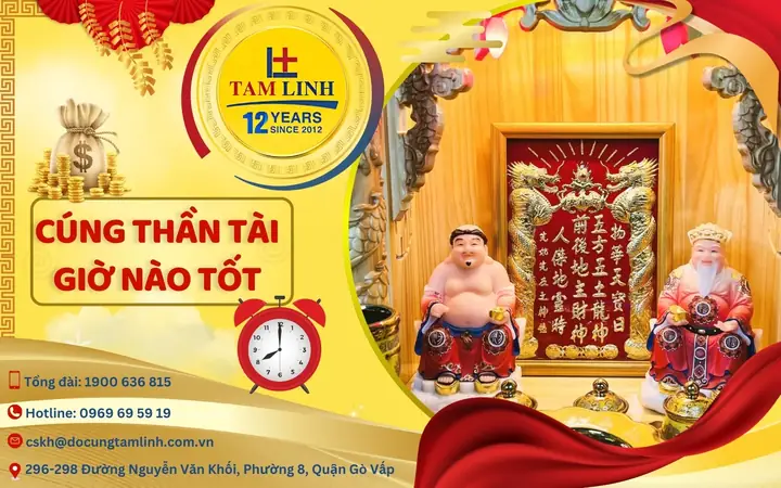Cúng Thần Tài Giờ Nào Tốt