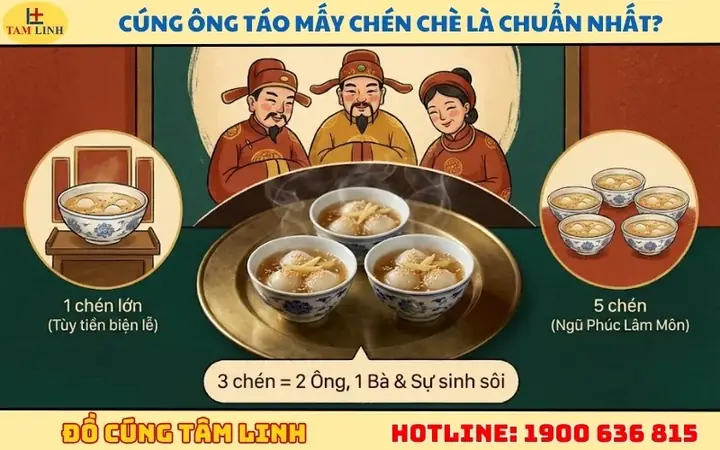 Cúng Ông Táo Mấy Chén Chè? Bỏ Túi Ngay 3 Quy Tắc Vàng Cho Năm Mới