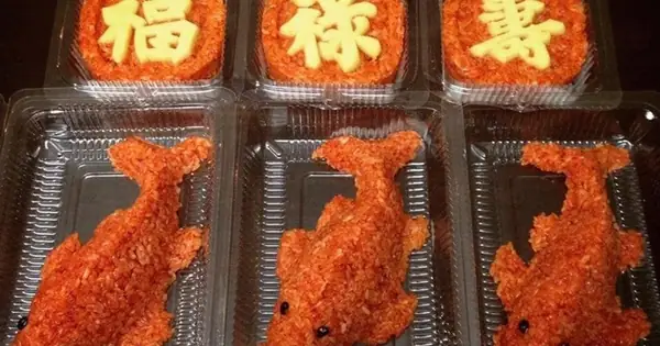 Xôi Cá Chép - Ngũ Sắc Làm Cả Đêm Không Đủ Hàng Bán Cúng Ông Táo