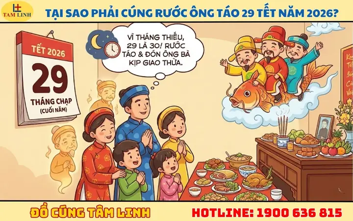 Tại Sao Phải Cúng Rước Ông Táo 29 Tết Năm 2026?