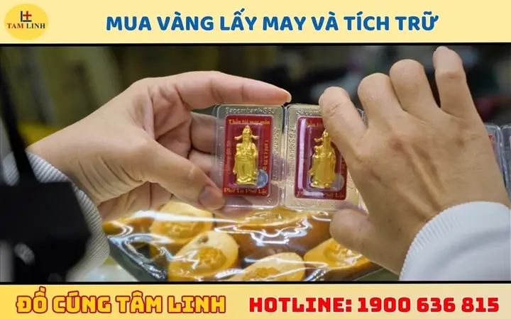 Bước 3: Mua Vàng Lấy May Đầu Năm