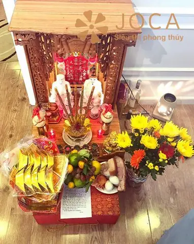 Mâm Lễ Cúng Tạ Lễ Thần Tài Thổ Địa Cuối Năm Chi Tiết Và Ý Nghĩa