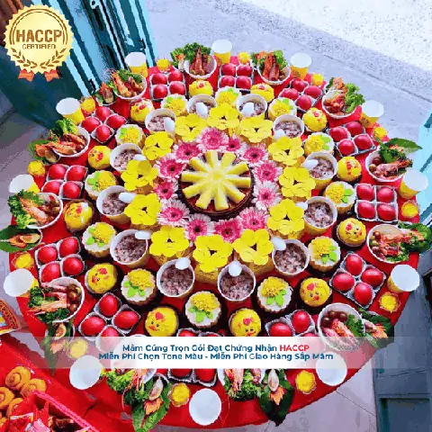 Mâm Cúng Thôi Nôi Truyền Thống Người Hoa