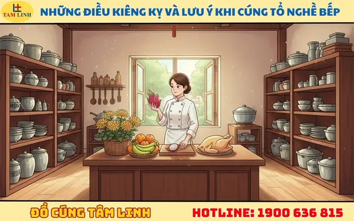 Cẩm Nang Cúng Tổ Nghề Bếp: Ngày Giờ, Lễ Vật Và Bài Văn Khấn Chi Tiết