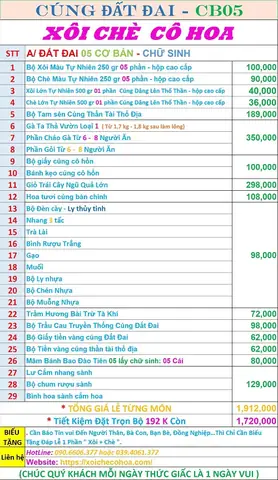 Những Lễ Vật Cần Chuẩn Bị Cho Mâm Cúng Đất Đai Gồm Những Gì ...