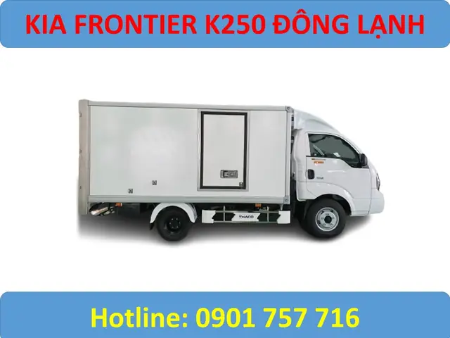 Giá Xe Kia K250 Thùng Đông Lạnh