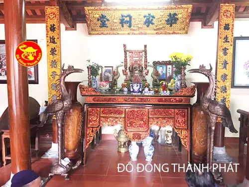 Đôi Hạc Đồng Cúng Tiến Nhà Thờ Họ Cho Khách Tại Kiến An Hải ...
