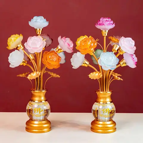 Đèn Lưu Ly Cúng Phật: Đánh Giá Chi Tiết 7 Mẫu Nến Thờ Được Ưa Chuộng Nhất