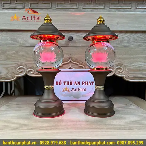 Top 5 Loại Đèn Pha Lê Thờ Cúng Phổ Biến Và Cách Chọn Chuẩn Phong Thủy