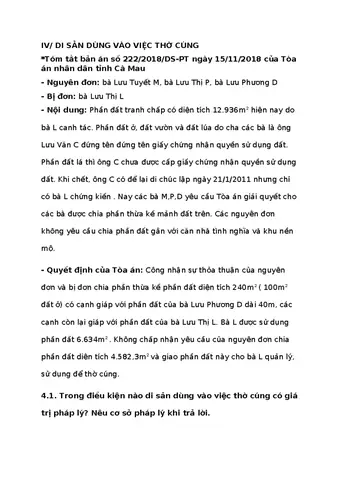 Sản Dùng Vào Việc Thờ Cúng Theo Blds 2015: Phân Tích Và Quy ...
