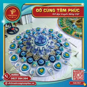 Mâm Cúng Đầy Tháng Cho Bé Trai Gói Gold