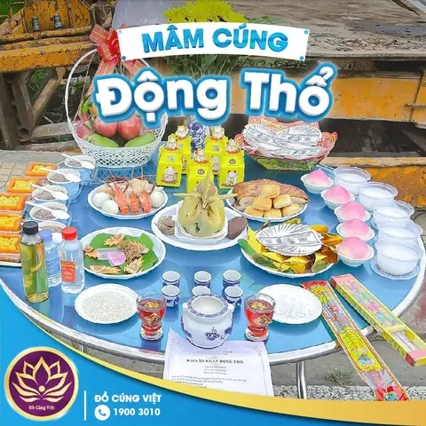 Mâm Cúng Động Thổ - Dịch Vụ Đồ Cúng Việt Hà Nội