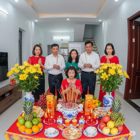 Tổng Hợp Chi Tiết: Quy Trình & Kinh Nghiệm Chuẩn Bị Lễ Cúng Nhập Trạch Cho Nhà Mới