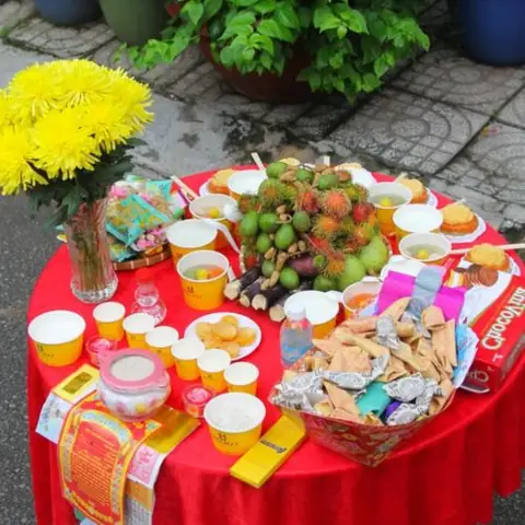 Mâm Chay Cúng Cô Hồn Tháng 7