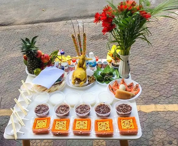 Mâm Cúng Tất Niên Cuối Năm Cho Công Ty Và Cửa Hàng