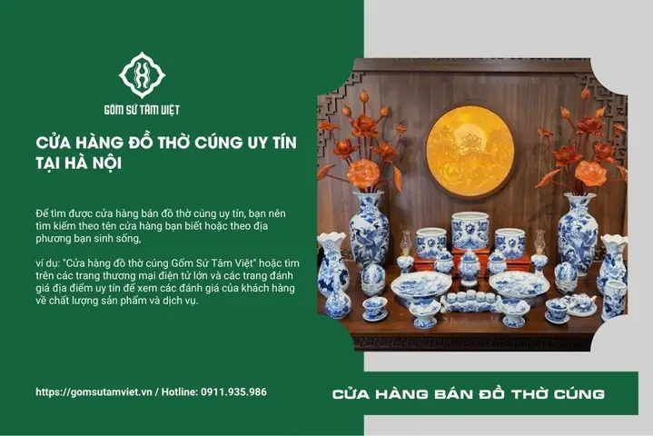 Cửa Hàng Đồ Thờ Cúng Uy Tín Tại Hà Nội
