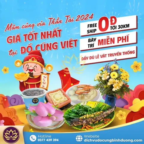 Review Chi Tiết Top 5 Đồ Cúng Thần Tài Bình Dương: Nên Chọn Nơi Nào Uy Tín?