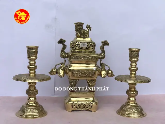 Top 5 Bộ Đồ Thờ Cúng Bằng Đồng Đài Loan Chất Lượng, Bán Chạy Nhất Thị Trường
