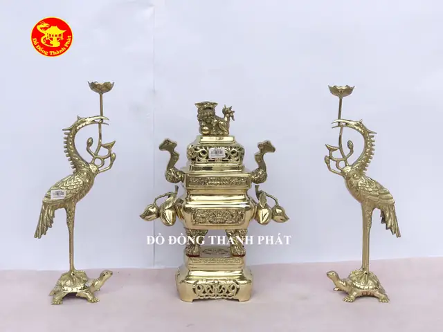 Top 5 Bộ Đồ Thờ Cúng Bằng Đồng Đài Loan Chất Lượng, Bán Chạy Nhất Thị Trường