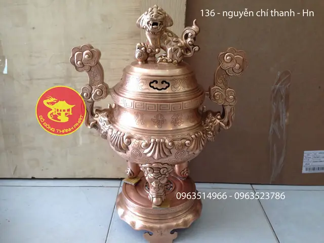 Top 5 Bộ Đồ Thờ Cúng Bằng Đồng Đỏ Phổ Biến Nhất Hiện Nay