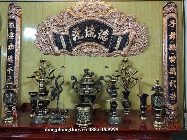 Top 10 Bộ Đồ Thờ Cúng Bằng Đồng Chất Lượng & Đẹp Nhất Tại Tp.hcm