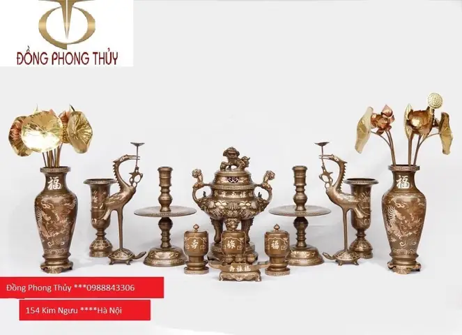 Top 10 Bộ Đồ Thờ Cúng Bằng Đồng Chất Lượng & Đẹp Nhất Tại Tp.hcm