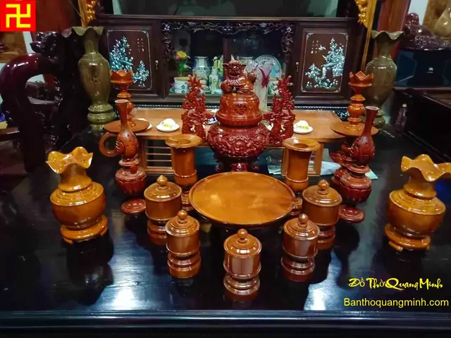 Top 7 Loại Đồ Thờ Cúng Bằng Gỗ Mít Tốt Nhất Hiện Nay