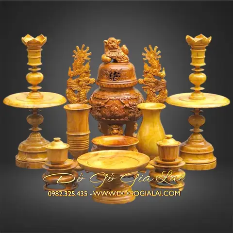 Top 7 Loại Đồ Thờ Cúng Bằng Gỗ Mít Tốt Nhất Hiện Nay