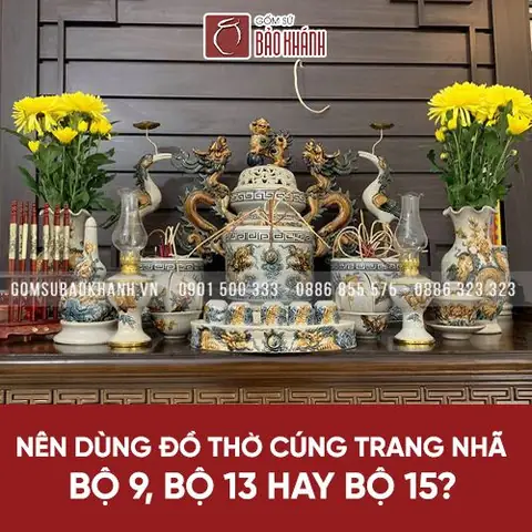 Top Các Mẫu Đồ Thờ Cúng Trang Nhã, Giá Bình Dân Cho Mọi Nhà