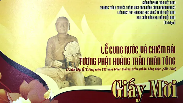 Lễ Cung Rước Và An Vị Tôn Tượng Phật Hoàng Trần Nhân Tông - Báo ...