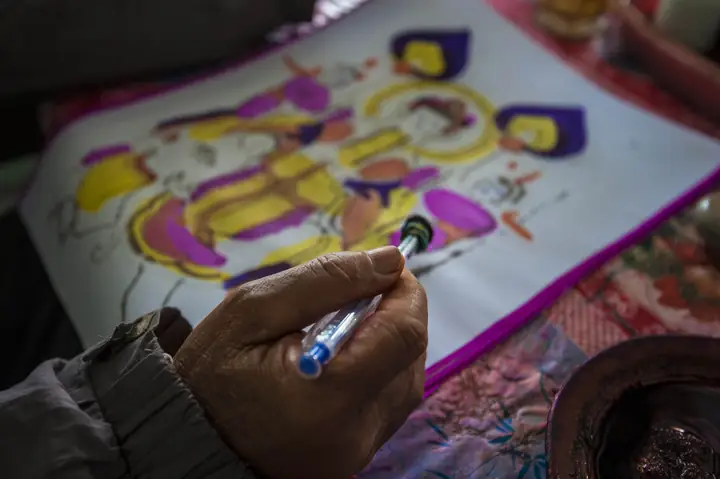 Độc Đáo Tranh Dân Gian Làng Sình