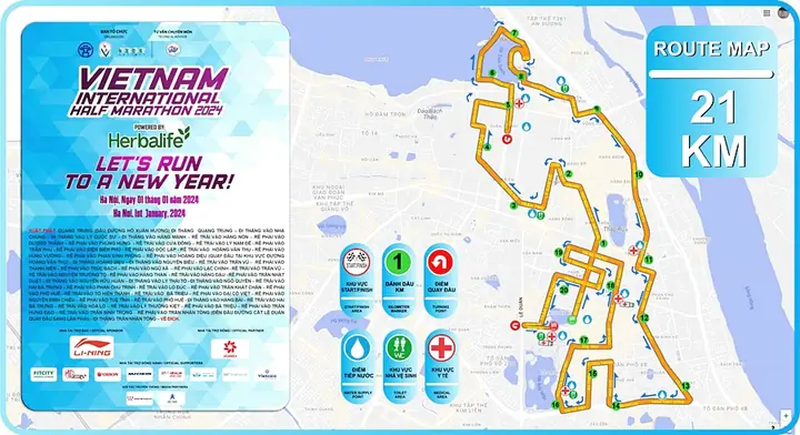 Cung Đường Chạy 21km Mới Cập Nhật Của Giải Bán Marathon Quốc ...