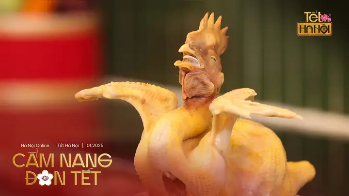 Gà Cúng Đẹp Mắt