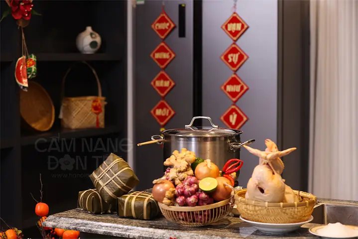 Gà Cúng Đẹp Mắt