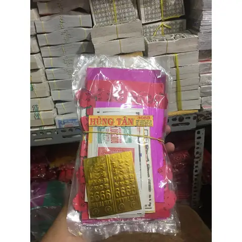 10 Bộ Giấy Cúng Cô Hồn Mùng 2 - 16 Nhà Cửa Xe Cộ Sỉ Lẻ