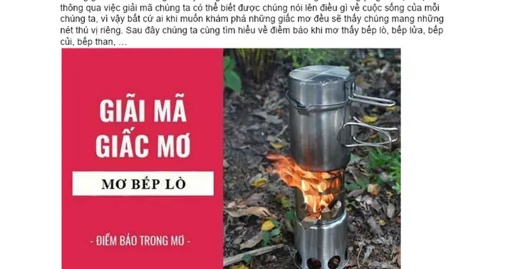 Giải Mã Giấc Mơ Thấy Cháy Bếp: Điềm Báo Gì Và Nên Làm Gì?