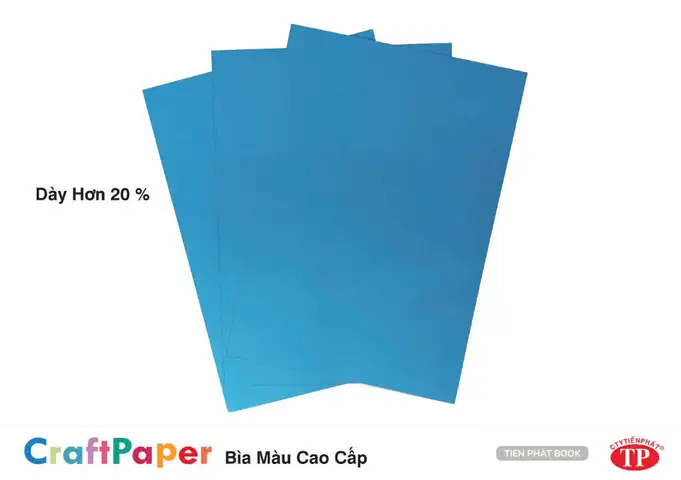 Giấy Bìa Cứng A4 Xanh Dương Đậm - 100 Tờ/xấp - Văn Phòng Phẩm T2