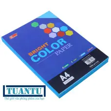 Giấy Bìa Màu A4 Đặc Biệt (xanh Dương)