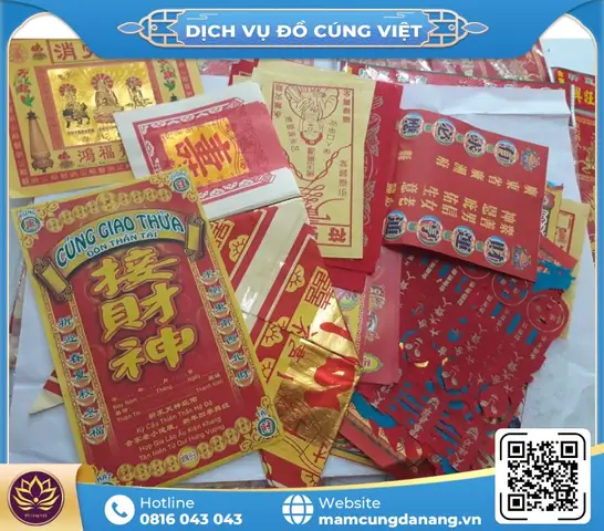 Cẩm Nang Chuẩn备: Giấy Cúng Giao Thừa Gồm Những Gì Và Cách Hóa Vàng Đúng Nghi Lễ