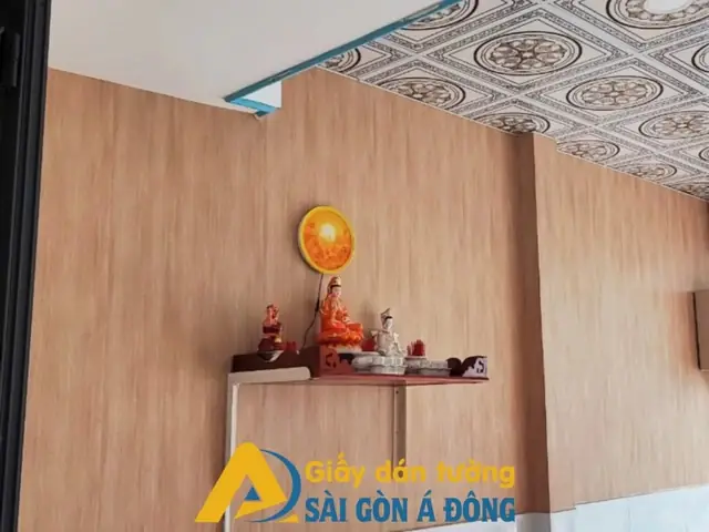 Giấy Dán Tường Phòng Thờ, Trang Nghiêm Nơi Thờ Cúng