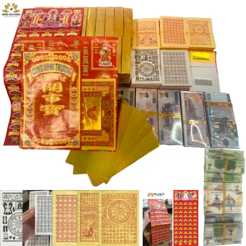 Top 10 Mẫu Giấy Tiền Vàng Bạc Cúng Khai Trương Đẹp, Ý Nghĩa Nhất 2026