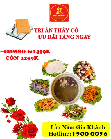 Cùng Lẩu Nấm Gia Khánh Tri Ân Thầy Cô !