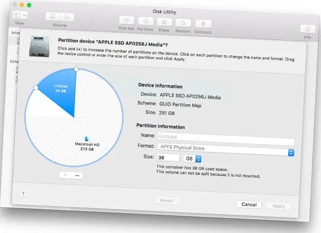 Disk Utility - Chia, Gộp Ổ Cứng Macbook/imac Dễ Dàng Hơn Bao Giờ Hết