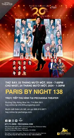 Chương Trình Trực Tiếp Thu Hình “paris By Night 138: Hoài Linh ...