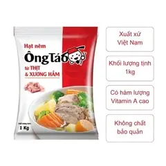 Hạt Nêm Ông Táo (gói 1kg) | Tổng Kho Tôm Fruits